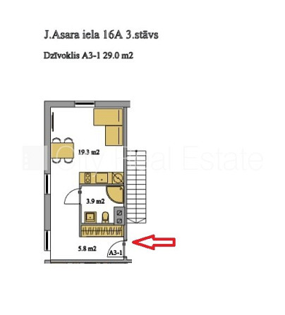 Zeme īpašumā, fasādes māja, renovēta māja, slēgts pagalms, ieeja no pagalma, kāpņu telpa Rīga - foto 5