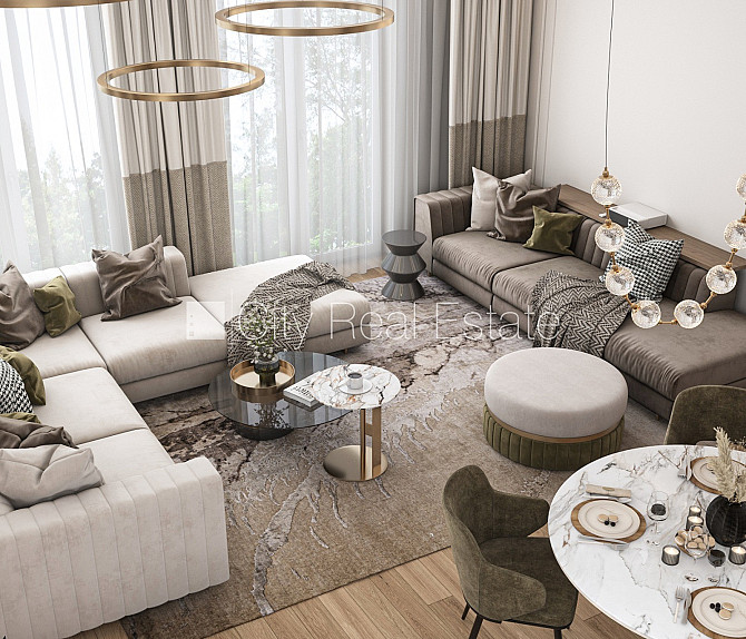 Проект - Tal Residence, земля в собственности, рядный дом, монолитные бетонные стены, на Рига - изображение 1