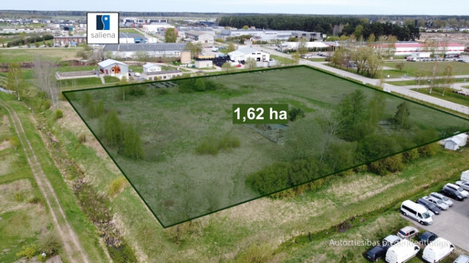 Земельный участок в зоне промышленной застройки, в центре Пиньки.  + Рижский район - изображение 1