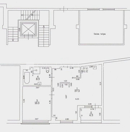 Projekts - Dārzaugļu 1, fasādes māja, renovēta māja, dzelzsbetona starp stāvu pārsegumi, Rīga - foto 19