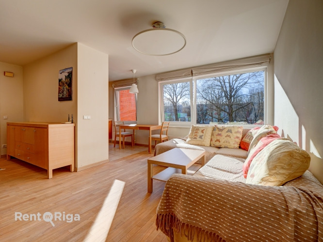 Izīrē gaišu 3 istabu dzīvokli!  Ienākot dzīvoklī ir neliels priekšnams, kuram seko viesistaba, kas a Рига - изображение 1