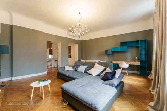 Furnished 2-room apartment in a renovated building at Brīvības Street 46. Entrance and windows face  Рига