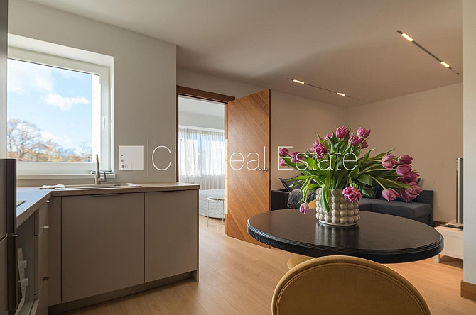 Фасадный дом, реновированный дом, благоустроенный озеленённый двор, закрытый Рига - изображение 14