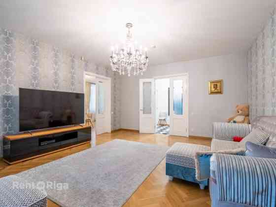 An elegant brick private house for sale in one of Rigas most sought-after neighborhoods  Mežaparks.  Rīga
