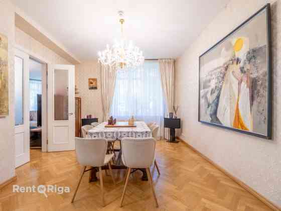 An elegant brick private house for sale in one of Rigas most sought-after neighborhoods  Mežaparks.  Rīga