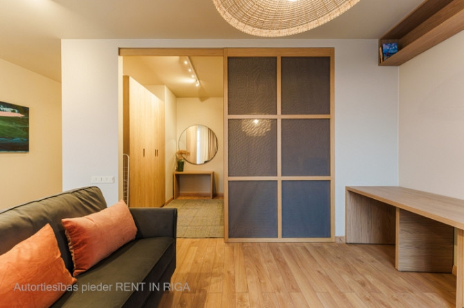 Moderns 2 istabu dzīvoklis  Pilnībā mēbelēts dzīvoklis A. Čaka ielā, pie Ziedoņdārza, piedāvā komfor Рига - изображение 8