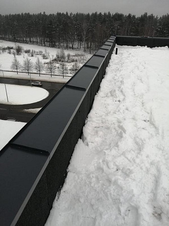 Piedāvāju: -Skārda seguma jumta uzklāšanu; -Jumta remontu; -Parapetu uzstādīšanu; -Notēkudeņu... Rīga - foto 1