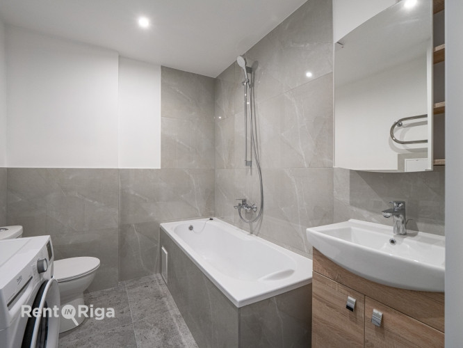 Pieejams plašs un gaišs 2 istabu dzīvoklis ar ērtu plānojumu. Dzīvoklis ir pilnībā Rīga - foto 7