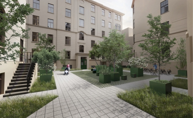 2-istabu dzīvoklis projektā Šefela nams Baznīcas ielā 5.  Dzīvoklis tiek pārdots ar balto Rīga - foto 2