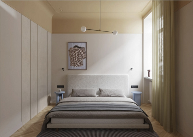 2-istabu dzīvoklis projektā Šefela nams Baznīcas ielā 5.  Dzīvoklis tiek pārdots ar balto Rīga - foto 7