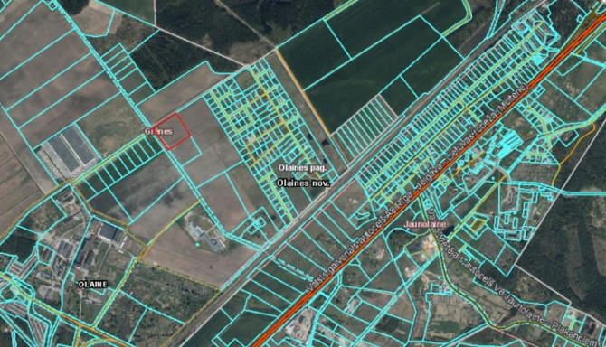 Предлагаем 1,8381 га земли под частную застройку в деревне Олайнского района - Олайне - изображение 9