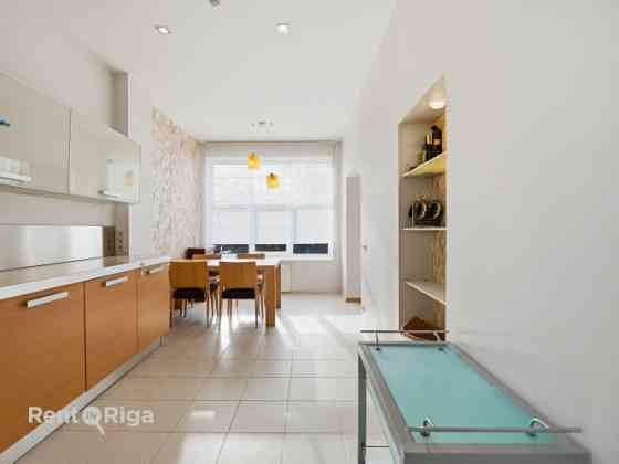 Cozy, warm, and bright 2-room apartment for rent in Šampēteris.  The apartment is located on the 2nd Rīga