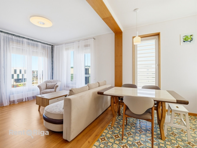 Īlgtermiņā tiek izīrēts 2 istabu dzīvoklis  jaunā projektā Saliena.  Plānojums: Studio Rīgas rajons - foto 18