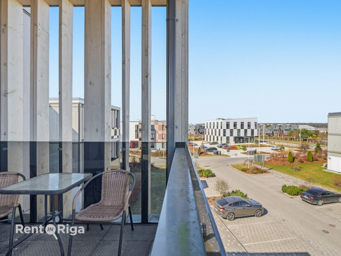 Īlgtermiņā tiek izīrēts 2 istabu dzīvoklis  jaunā projektā Saliena.  Plānojums: Studio Rīgas rajons - foto 17