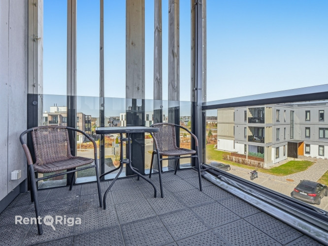 Īlgtermiņā tiek izīrēts 2 istabu dzīvoklis  jaunā projektā Saliena.  Plānojums: Studio Rīgas rajons - foto 16