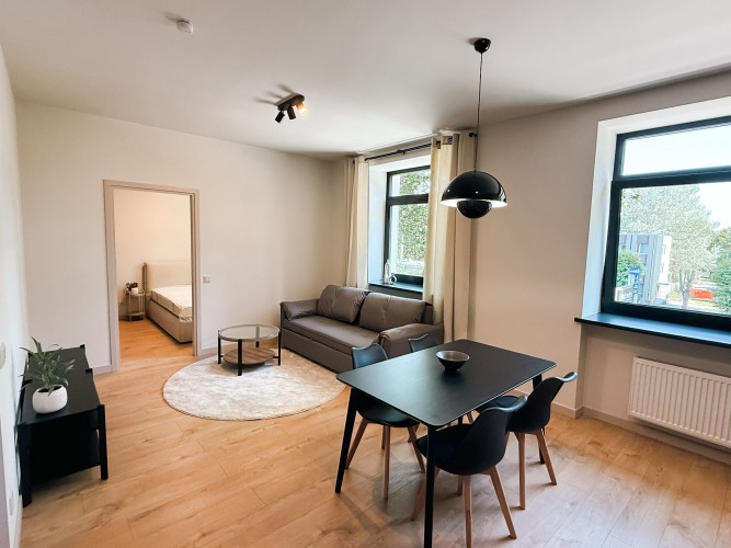 Сдаётся полностью отремонтированная 2комнатная квартира!  Здание прошло полную Рига - изображение 4