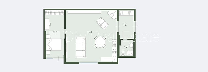 Проект - Kalpaka Residence, фасадный дом, реновированный дом, закрытый двор, объект Рига - изображение 11