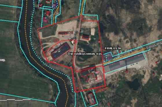 For sale: the former Pāvilosta Distillery located on the banks of the Saka River.  Land area: 3.3 he Liepāja