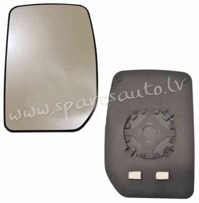 SFDM1012ML - OEM: 4059969' EDA PARTS, unheated, chromed glass, CONVEX L - Spoguļa Stikls Ar Pamatni  Рига