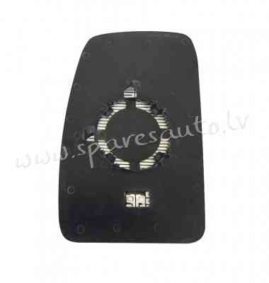 SRNM1035EL - OEM: 963662420R' EDA PARTS, heated, chromed glass, CONVEX, upper L - Spoguļa Stikls Ar  Рига