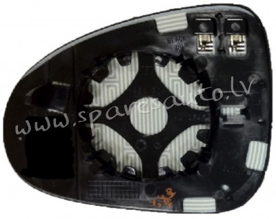 SVWM1056EL - OEM: 958-731-521-20' EDA PARTS, heated, Blue glass, ASPHERICAL L - Spoguļa Stikls Ar Pa Rīga - foto 1