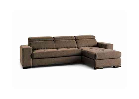 Новый универсальный мягкий угловой диван с функцией спального места и ящиком для подстилки... Rīga