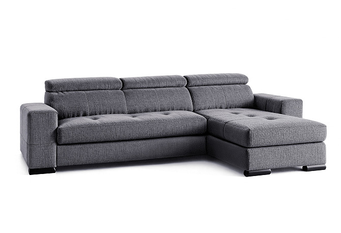 Новый универсальный мягкий угловой диван с функцией спального места и ящиком для подстилки... Rīga - foto 3