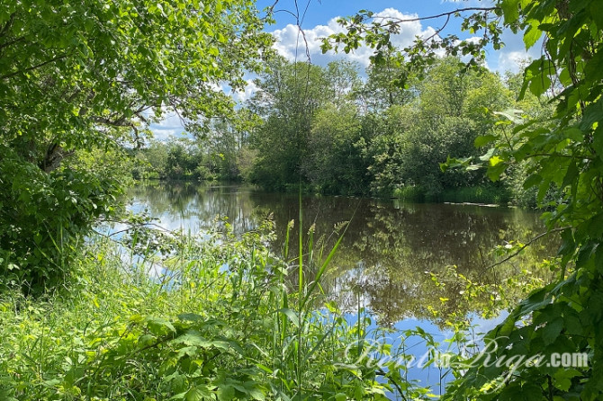 Privātmāju zeme slēgtā ciematā pirmajā līnijā pie Lielās Juglas upes. Prestiža vieta, Rīgas rajons - foto 5