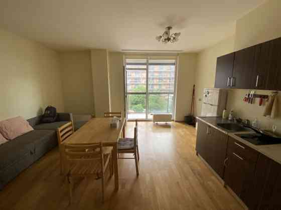 Four-room apartment in Jaunā Teika.  Layout: a living room (relatively small) combined with the kitc Рига