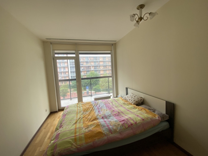 Four-room apartment in Jaunā Teika.  Layout: a living room (relatively small) combined with the kitc Рига - изображение 5