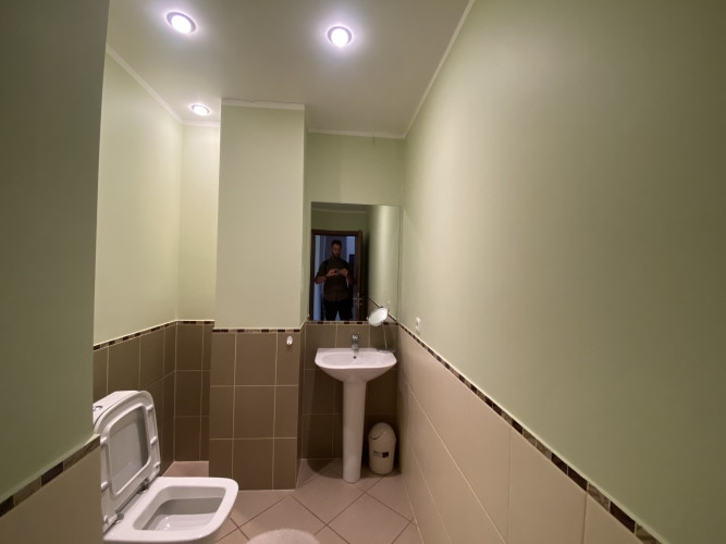 Four-room apartment in Jaunā Teika.  Layout: a living room (relatively small) combined with the kitc Рига - изображение 9