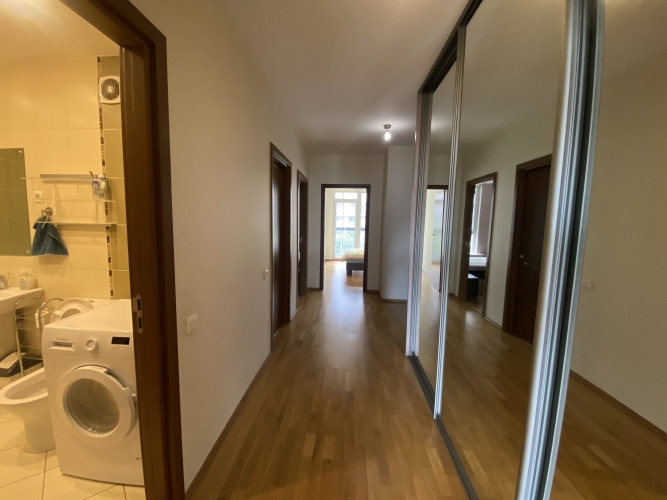 Four-room apartment in Jaunā Teika.  Layout: a living room (relatively small) combined with the kitc Рига - изображение 7