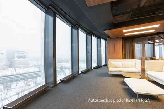 Furnished office on the 13th floor of Zunda Towers.  Sophisticated work environment for business-sca Rīga