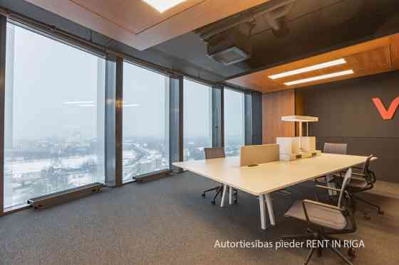 Furnished office on the 13th floor of Zunda Towers.  Sophisticated work environment for business-sca Rīga