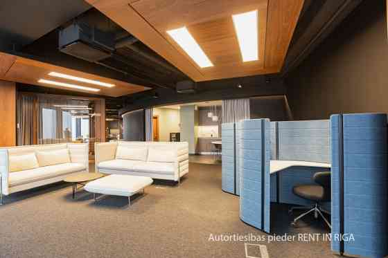 Furnished office on the 13th floor of Zunda Towers.  Sophisticated work environment for business-sca Rīga