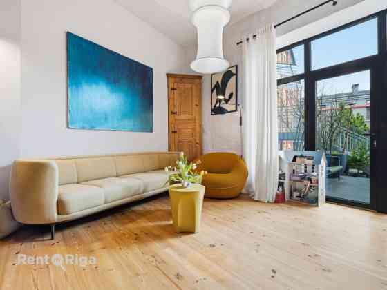 Трёхуровневая квартира в престижном проекте Gypsum Factory  Кипсала, на берегу Даугавы Рига