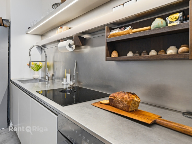 Трёхуровневая квартира в престижном проекте Gypsum Factory  Кипсала, на берегу Даугавы Рига - изображение 8