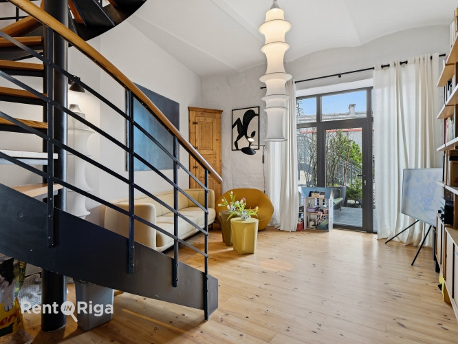 Трёхуровневая квартира в престижном проекте Gypsum Factory  Кипсала, на берегу Даугавы Рига - изображение 4