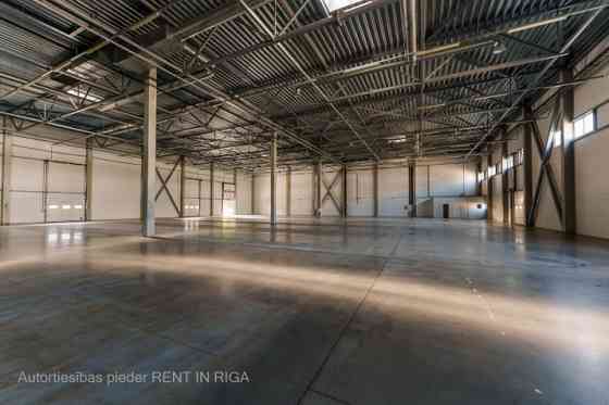 Новый склад с ж/д подъездом. 3 рампы для грузового транспорта + 4 ворот. Газовое Rīga