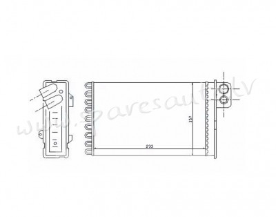 RP71152 - OEM: 6448J8' EDA PARTS - Salona Sildītāja Radiators - CITROEN C5 (2008-2017) Rīga - foto 1