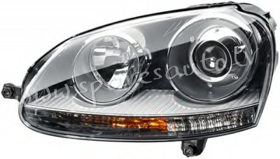 ZVW111145L - OEM: 1K6941039' Depo, with motor for headlamp levelling, XENON, ECE, without bulbs, wit Rīga - foto 1
