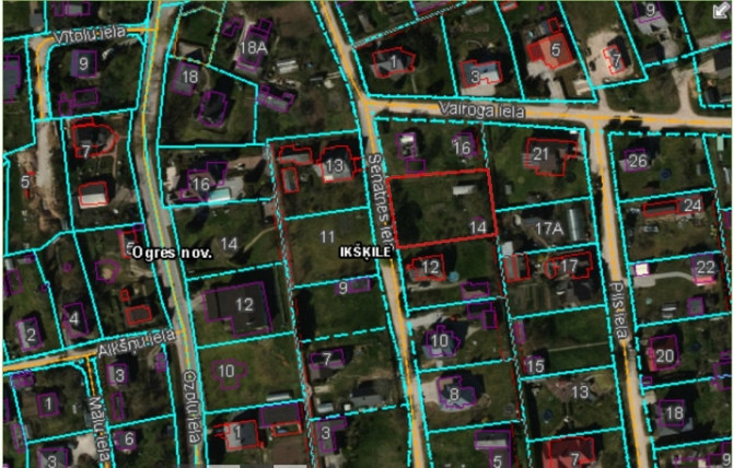 Apbūves zeme Ikšķiles centrā privātmāju apbūves teritorijā. Kluss rajons bez intensīvas satiksmes, D Огре и район - изображение 6