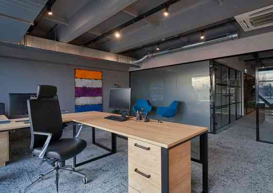 A modern, fully furnished and well-equipped office with a separate faade entrance. The premises are  Rīga