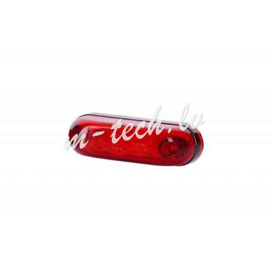 WMLHOR410 - HORPOL LED marker light - HOR33 LD410 red oval 12/24V ECE Rīga