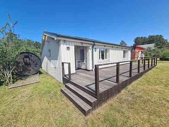 Земля в собственности, дача, новостройка, фасад с деревянной отделкой, Limbaži un novads