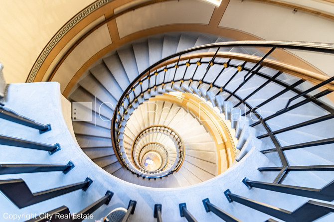 Земля в собственности, фасадный дом, реновированный дом, закрытый двор, лифт, Рига - изображение 13