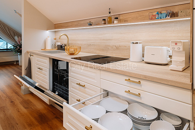 Новостройка, благоустроенный озеленённый двор, закрытый двор, озеленённая Юрмала - изображение 5