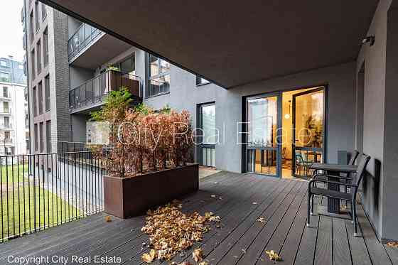 Проект - Паркерс (Parkers), новостройка, здание во дворе, благоустроенный озеленённый Rīga