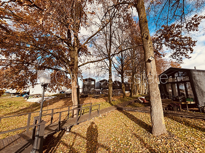 Частный дом, благоустроенный озеленённый двор, территория обнесена железным Рига - изображение 20