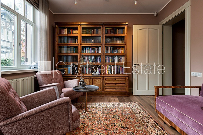 Частный дом, благоустроенная озеленённая территория, подъездная дорога покрыта Юрмала - изображение 16